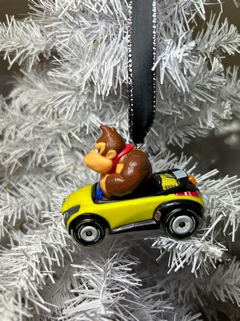Personalized Donkey Kong Mario Kart Hot Wheels Ornament Etsy
