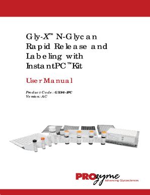 Fillable Online Gly X N Glycan Fax Email Print Pdffiller