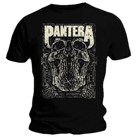 Køb Pantera 101 Proof Skull T Shirt Merchhubdk