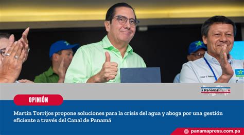 Panama Press Martín Torrijos propone soluciones para la crisis del