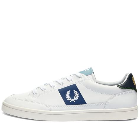 Fred Perry Deuce Leather Sneaker White White End