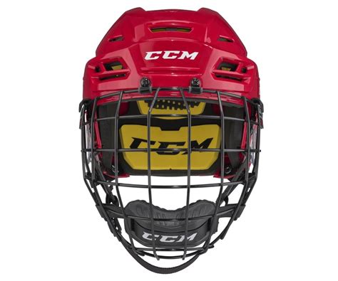 Ccm Hockey Helmet Tacks 210 Combo Red Hockey Store