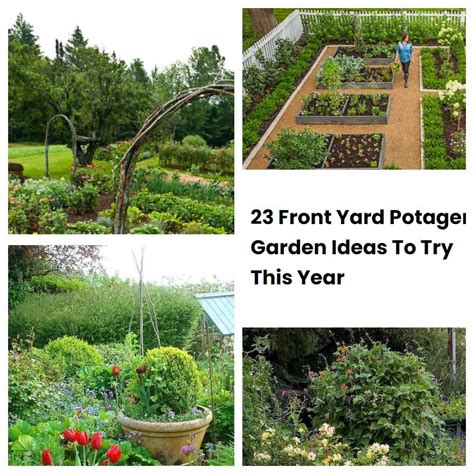 23 Front Yard Potager Garden Ideas To Try This Year | SharonSable