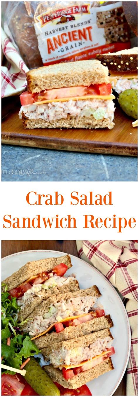 Simple Crab Salad Sandwich Recipe | The Foodie Affair