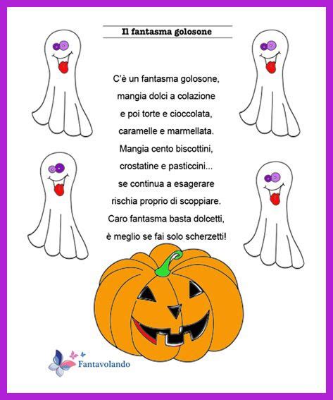 Filastrocca Halloween Attivit Di Halloween Halloween Bambini