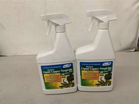 Lot Of 2 Monterey Liquid Copper Fungicide Rtu 32 Fl Oz Dutch Goat