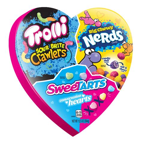 Assorted Candy Valentine Candy Heart Box 125 Oz