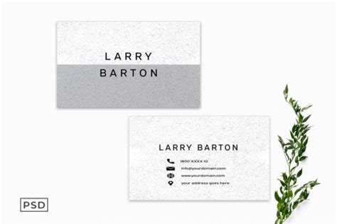 Minimalist Business Card Template - Free Download