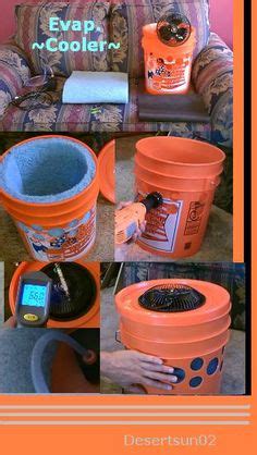 16 DIY Homemade evap coolers evaporative ac air cooling conditioning ...