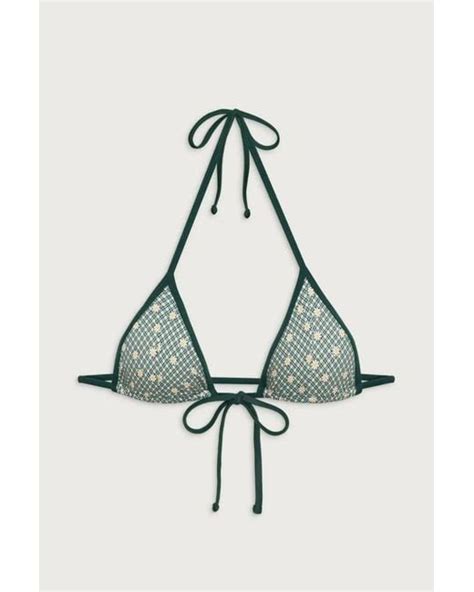 Frankie S Bikinis Frankies Bikins Picnic Bikini Set In Green Lyst
