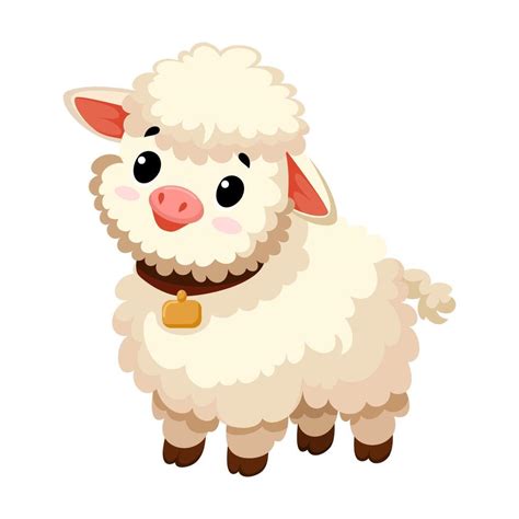 Cute funny sheep 40488148 Vector Art at Vecteezy