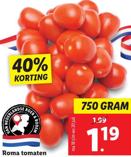 Tomaten Folder Aanbieding Bij Lidl Details