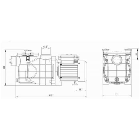 Edg Pompe De Filtration Monophas E Mod Le Pour Piscines Hors