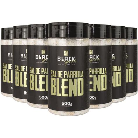 Kit Potes De Sal De Parrilla Black G Tempero Pronto Para Carne