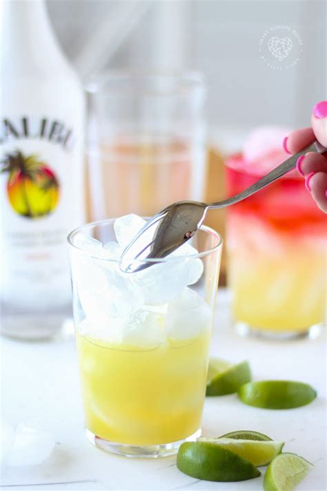 How to Make a Malibu Bay Breeze Drink TWO WAYS!