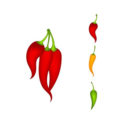Red Hot Natural Chili Icon Vector Illustration 2729141 Vector Art At Vecteezy