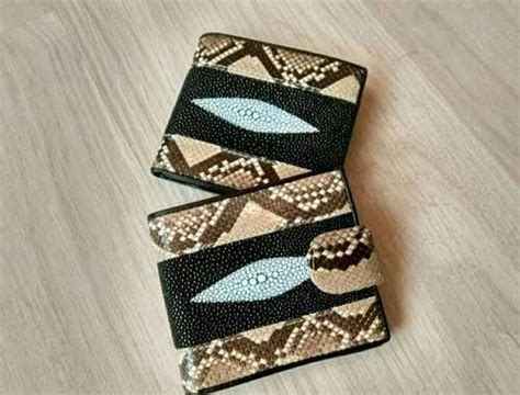 Эксклюзивные кошельки из кожи питона и ската купить | Личные вещи ...