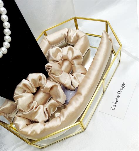 Heatless Hair Curling Ribbon W Pearl Necklace Color Etsy