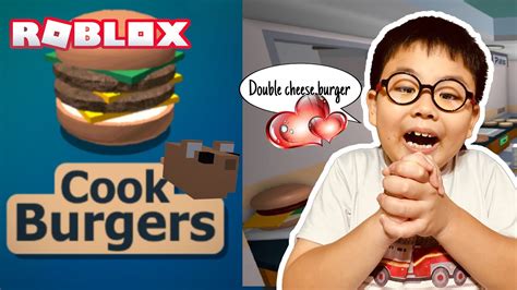 Playing Cook Burgers From Roblox Roblox Ep Youtube