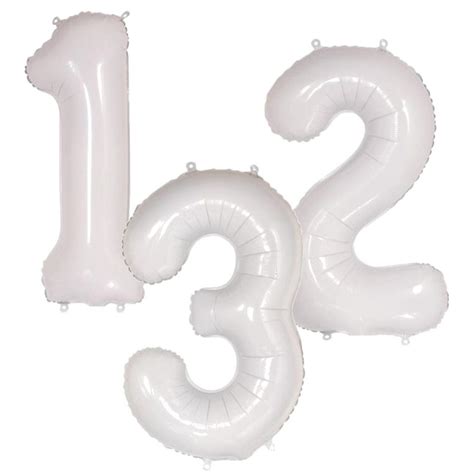 Inflated Number Balloons Party Splendour