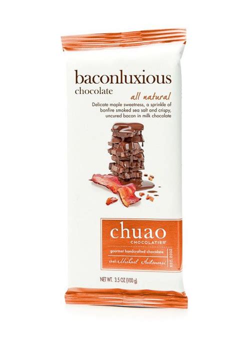 Chuao Chocolate Baconluxious Chocolate Bar Gourmet Chocolate