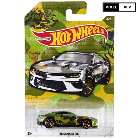 Hot Wheels Camouflage 18 Camaro SS Collectible Toy