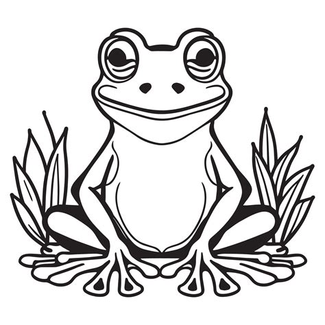 Frog Vector Silhouette Illustration 25751288 Vector Art At Vecteezy