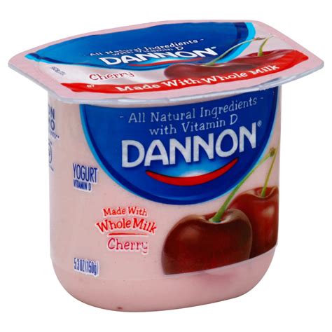 Dannon Whole Milk Yogurt Cherry - Shop Yogurt at H-E-B