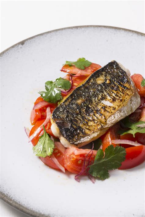 Grilled Mackerel Recipe With Tomato Ceviche Great British Chefs