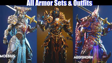 Godfall All Armor Sets Outfits Showcase Valorplates YouTube