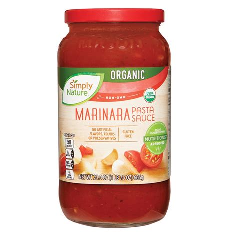 Aldi Simply Nature Organic Marinara Pasta Sauce Same Day Delivery Or