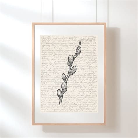 Pussy Willow Art Etsy