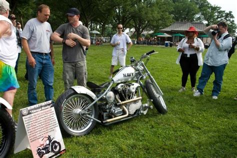 Navy Bike Built By Dar Holdsworth Of Darwin And Brass Balls Of U S A