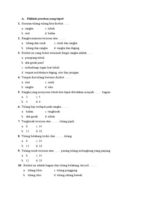 Soal Mid Ipa Kelas 5 Pdf