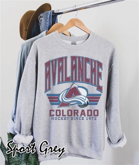 Avalanche Hockey Shirt, Avalanche Hockey Sweatshirt, Avalanche Hockey ...