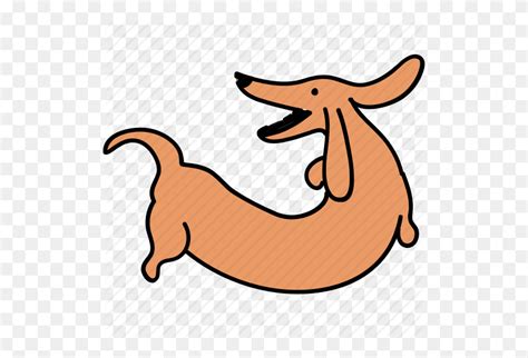 Hot Dog Clipart Outline - Weiner Dog Clip Art - FlyClipart