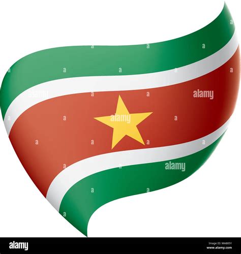 Bandera nacional de surinam Imágenes vectoriales de stock Alamy