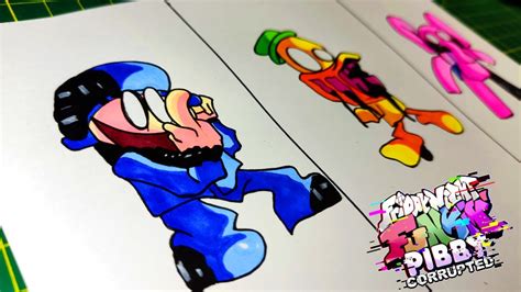 Dibujo Friday Night Funkin New Vs Corrupted Pibby Pocoyo Learn