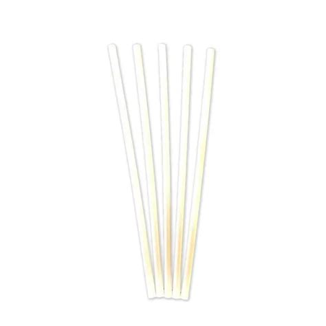 Paille Biodégradable PLA blanche 20 5cm ø 6mm LOT DE 250 Pailles