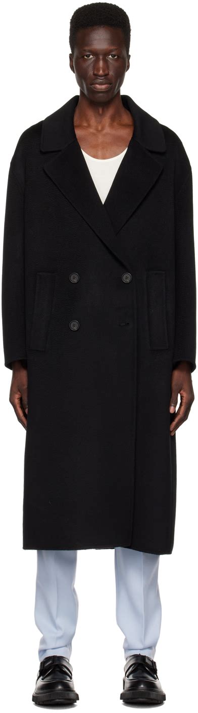 Black Mattia Coat By Max Mara On Sale