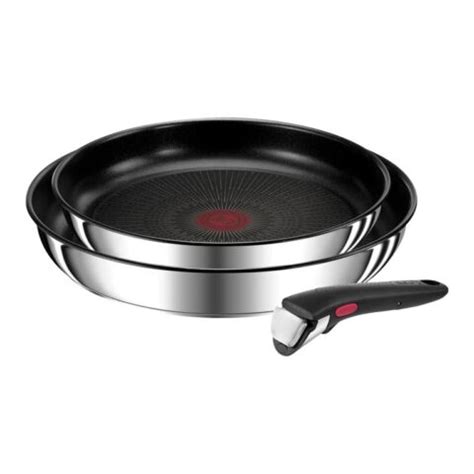 Tefal Ingenio Pannenset Set Van 3 Pannen Zilver