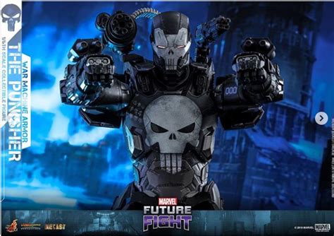 New Hot Toys War Machine Punisher R Hottoys