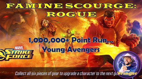 Marvel Strike Force Famine Scourge Run Points Youtube