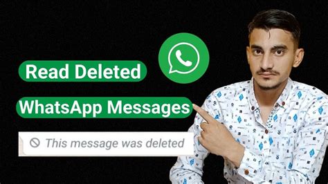 How To Read Whatsapp Deleted Massages How To See Deleted Messages On