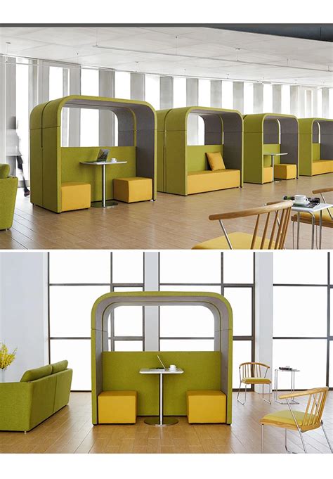 Conference Booth Seating With High Bar Chair Assembled - Buy Conference Office Booth,Office ...