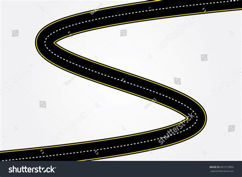 Cartoon Style Road Vector Illustration Stock Vector (Royalty Free) 601512899 | Shutterstock