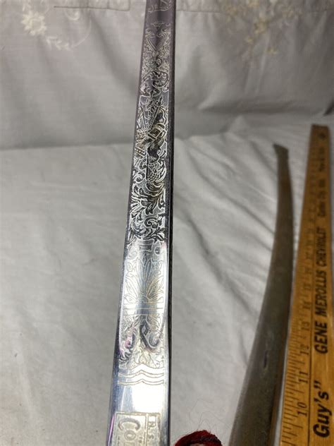 N.S. Meyer Colonial Military Officer Presentation Sword with Scabbard