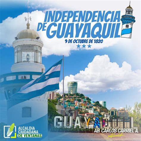 La Alcaldía Ciudadana De Ventanas Saluda A Guayaquil En Sus 203 Años De