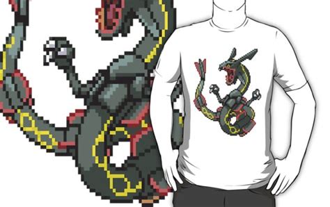 "Shiny Rayquaza Sprite" T-Shirts & Hoodies by Shiny4Rayquaza | Redbubble