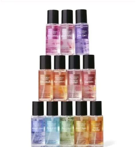 VICTORIAS SECRET FRAGRANCE BODY MIST ULTIMATE GIFT SET OF 12 TRAVEL